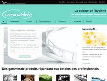 Tablet Screenshot of hydrachim.com